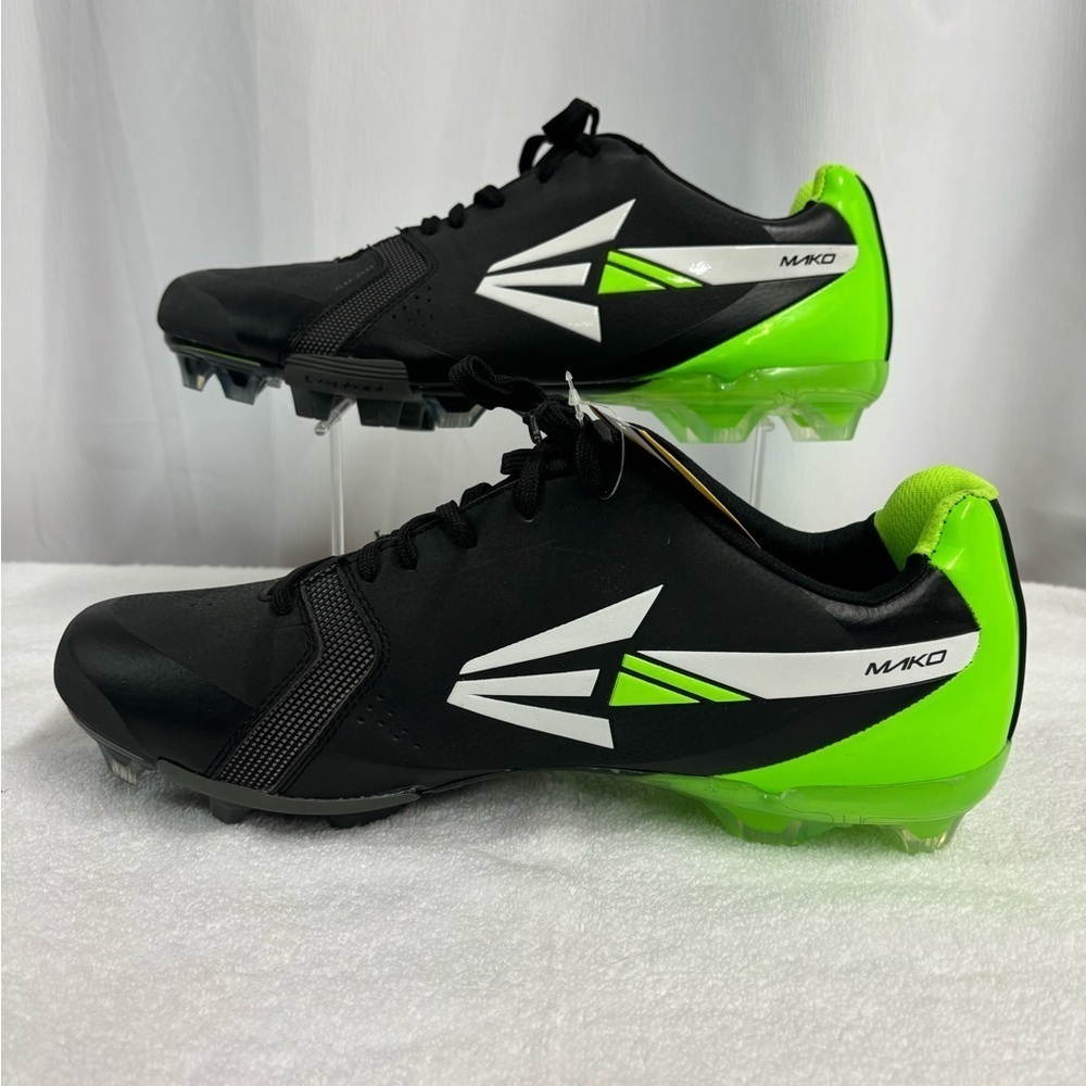 NWT Easton Mako Black & Neon Green Baseball Softball Cleats